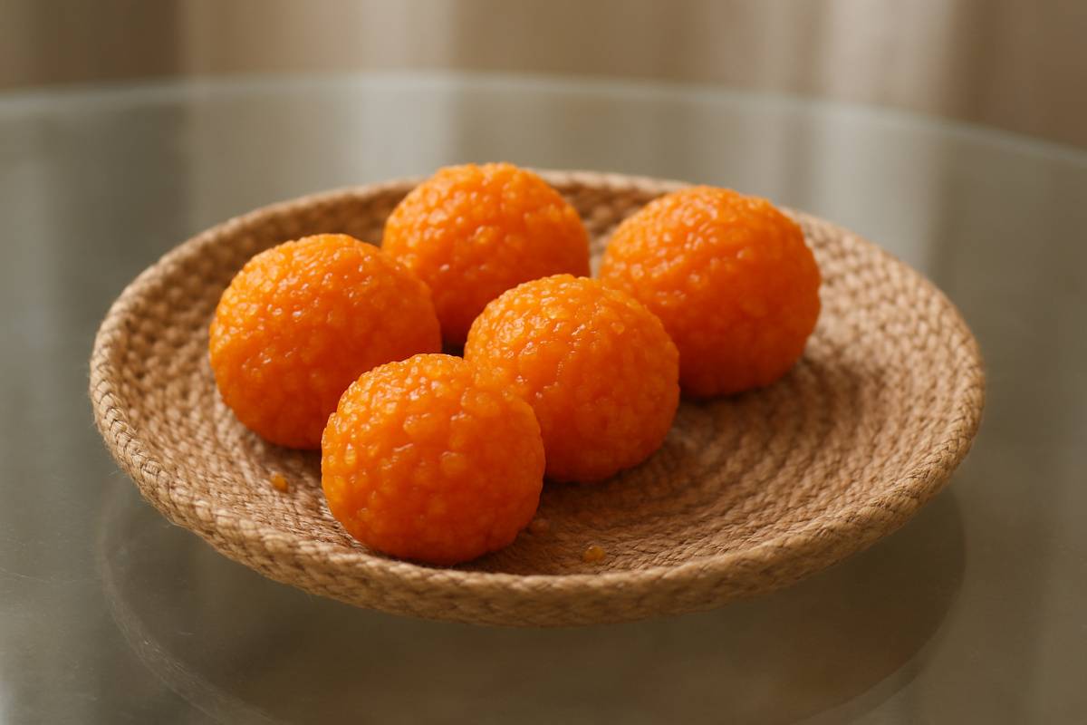 motichur laddo has prepared for my family