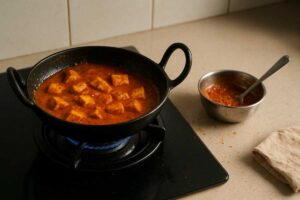 paneer butter masala cooking for family